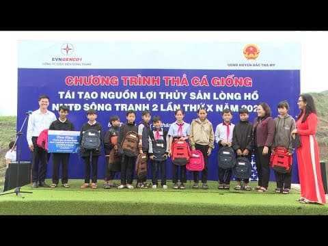 Duy trì sinh kế cho người dân khu vực lòng hồ Thủy điện Sông Tranh 2