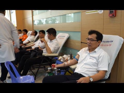 Công ty Thủy điện Sông Tranh hưởng  ứng Chương  trình Tuần lễ hồng EVN lần thứ XI